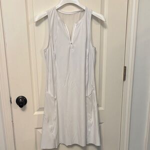 Athleta swing quarter zip tennis dress SZ MT